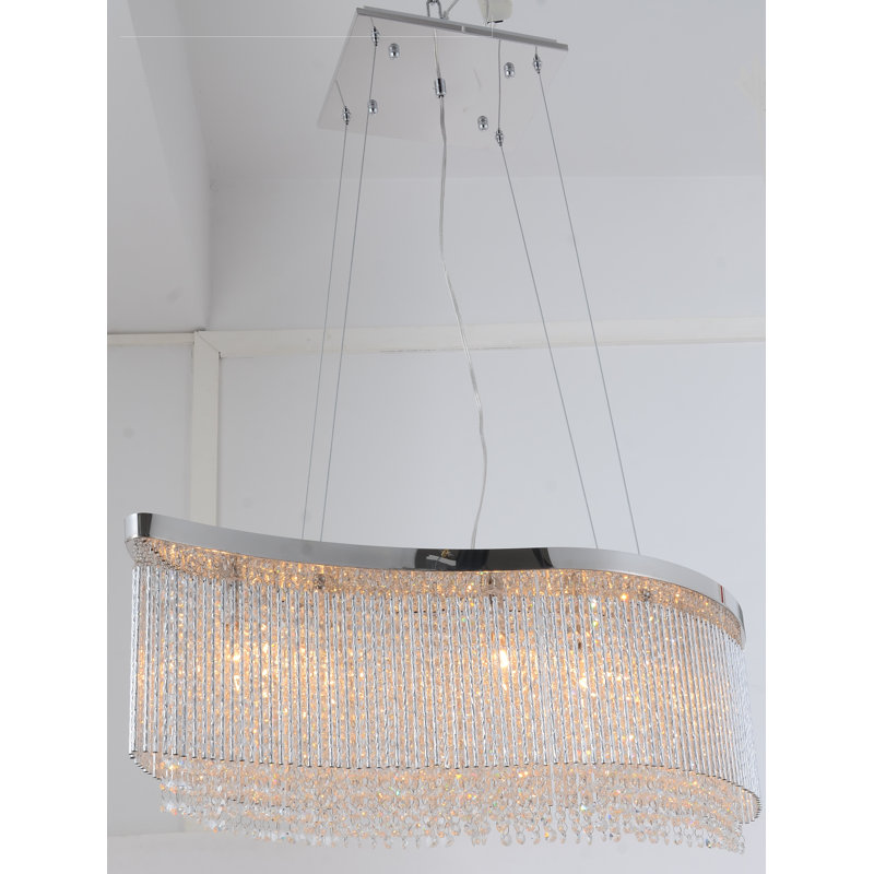 Darrion 5 - Light Dimmable Geometric Chandelier