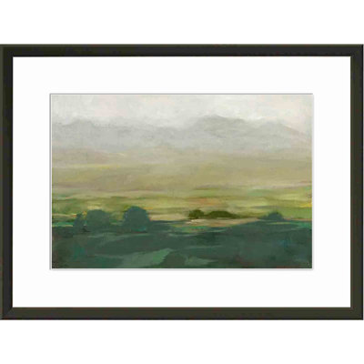 «Misty Valley I» par Ethan Harper - peinture encadrée