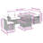 Vidaxl Garden Sofa Set