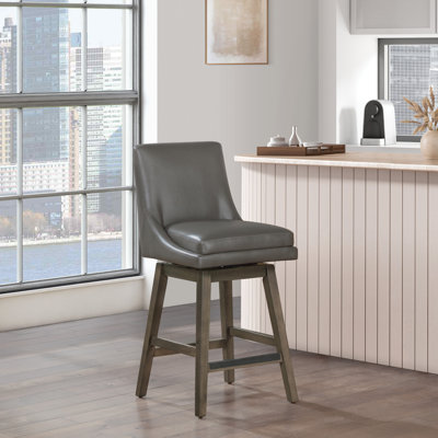Stepfanie Swivel 27.25'' Stool