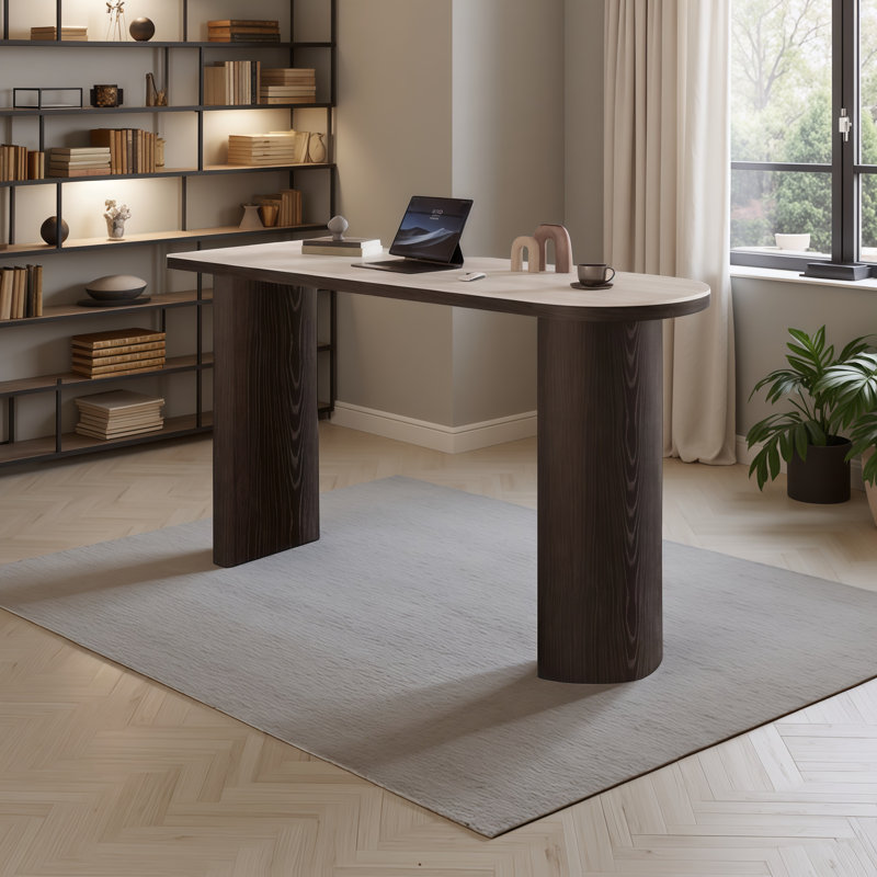 Table de bar moderne et luxueuse, H 41,3 po x L 55,1 po x l 19,6 po