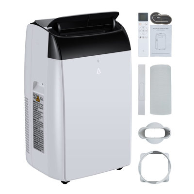 2Packs 12000 BTU Portable Air Conditioner – 3-in-1 AC with Dehumidifier & Fan, 550 Sq. Ft Coverage, Sleep Mode, 24H Timer, Window Kit