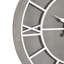 Anetia Grey Wall Clock
