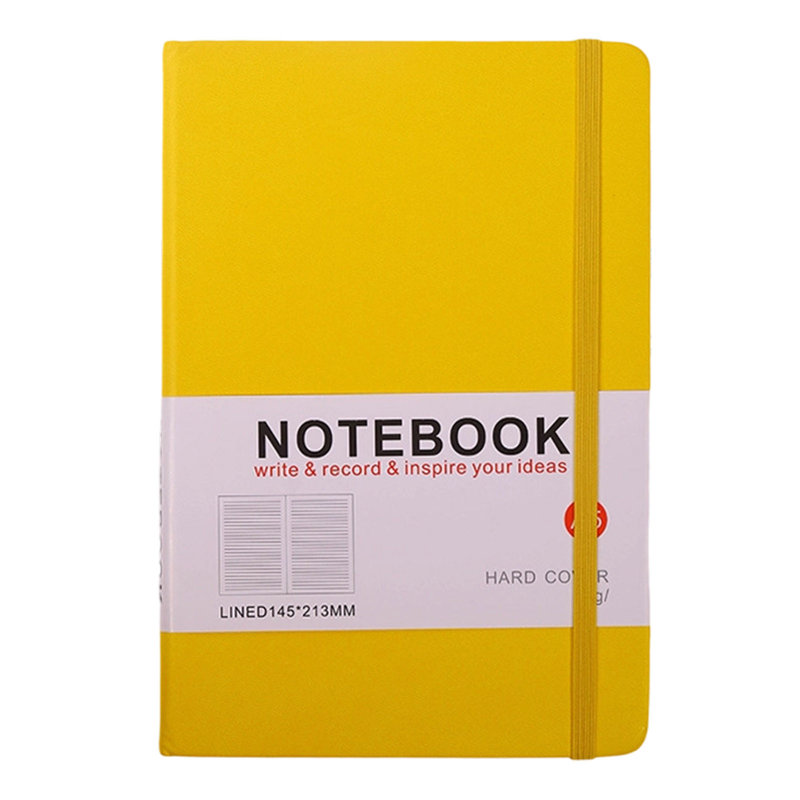 Cahier de couleur unie Simples, Jaune