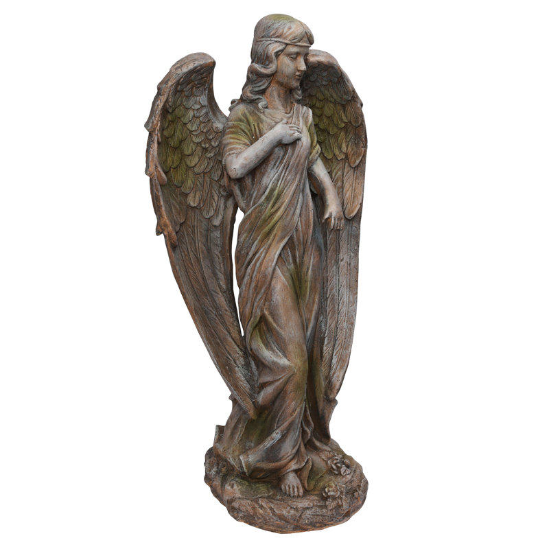 Statue 31 po H 31 po avec finition moussue