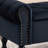 Elegant Upholstered Storage Bench with Roll Arms and Stylish Stitching & Button Design-2012909890