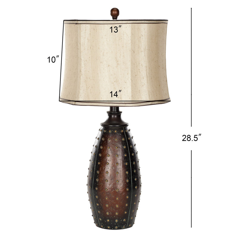 Xavier Resin Table Lamp