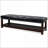 Upholstered Bench 60'' Wide for Bedroom Entryway, Birch Legs PU Upholstery | Walnut Brown