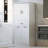 Bathroom Storage Cabinet With Two Laundry Baskets-1024281179