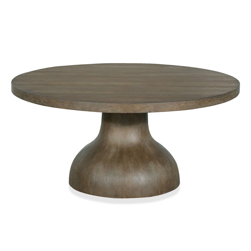 Eastpointe Round Cocktail Table With End Table, 2 Pieces: Coffee Table, End Table, Brown