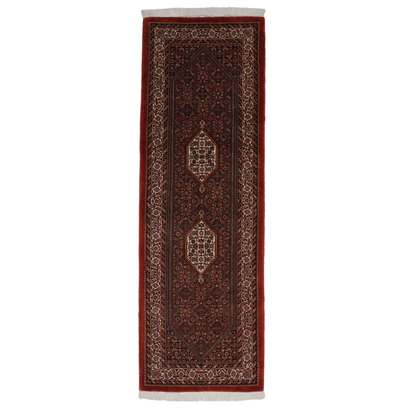 Hand Woven Cotton and Wool Oriental Area Rug