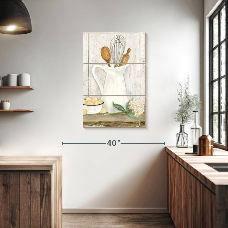 Cuisine rétro II, H 65 po x l 42 po