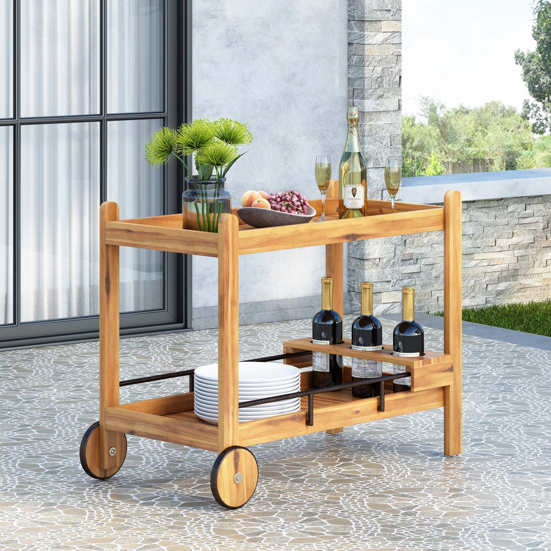 Berit Bar Cart Beachcrest Home™