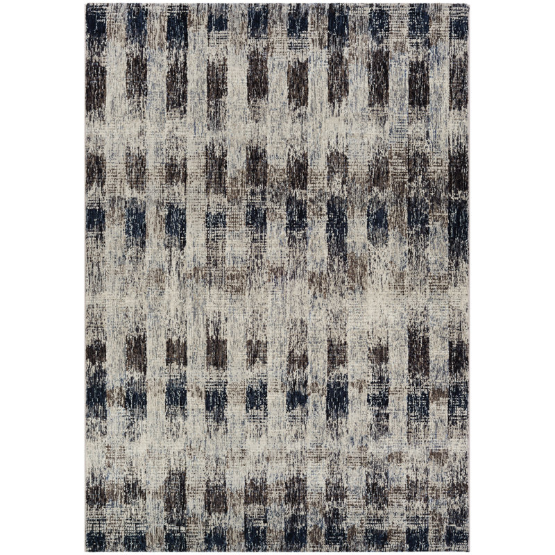 Kellems Brown Naturals Geometric Performance Rug,  6'6" x 9'6"