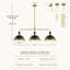 Luminaire suspendu linéaire à 3 lumières pour îlot de cuisine avec diffuseur en verre Lysander-1806136098