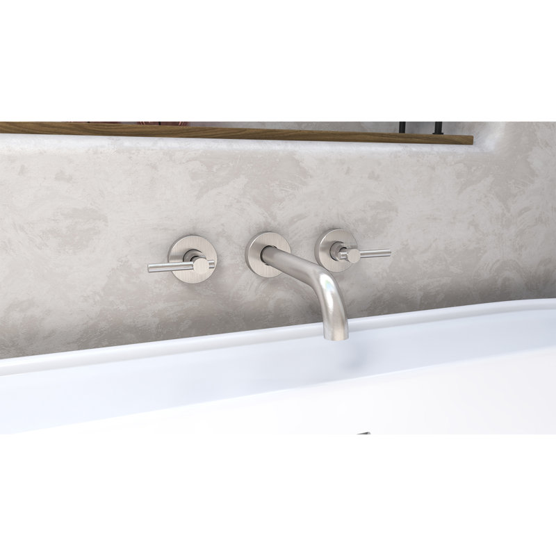 Nile Bathroom Tub Filler, Brushed Nickel