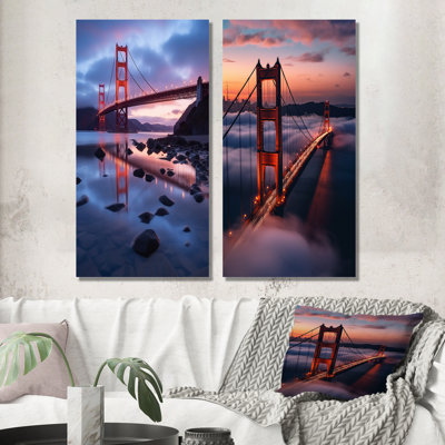 " San Francisco Golden Gate Dream " 2 - Pieces