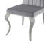 Chaise d'appoint rembourrée en velours Javery-1599590056