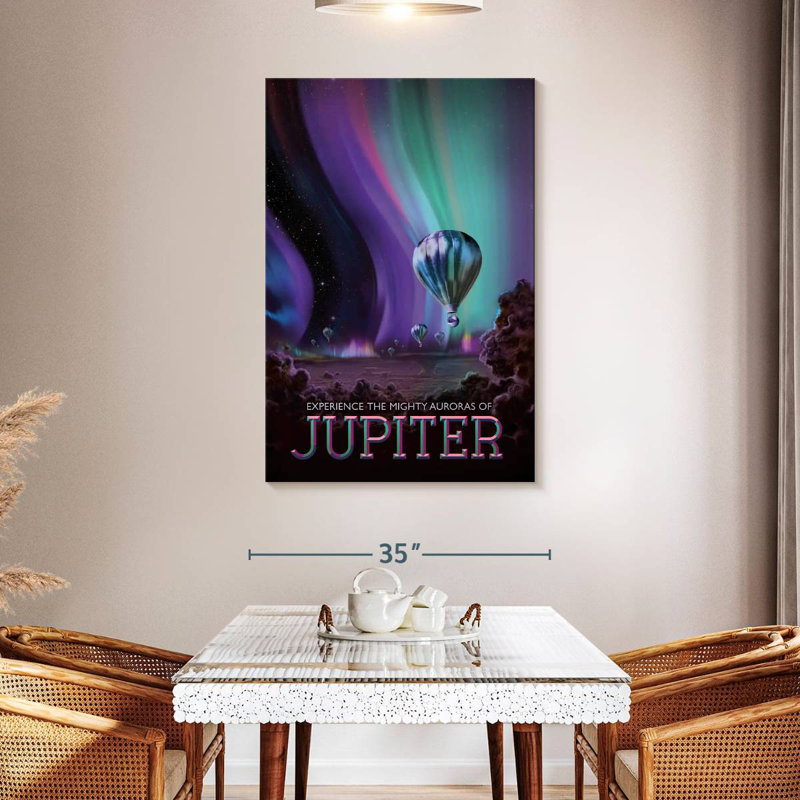 Oberle The Mighty Auroras Of Jupiter, 30" H x 20" W