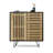 Modern Black Solid Wood Sideboard