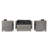4PC SET, Patio Chair Set, Outdoor Sofa Set, Conversation Set-1268341202