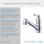 Opulence 1H Pull Out Single Handle Kitchen Faucet with Side Spray-50634319