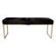 Banc rembourré en cuir de vache-122491236