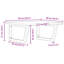 Arnelda 60cm Solid Wood Bathroom Vanity Top-308094649