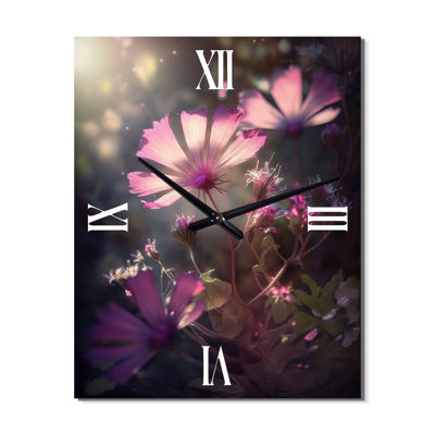 Close-Up Of Fairy Daisy Wonderland IV - Daisy Wall Clock