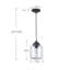 Luminaire suspendu cylindrique à 1 lumière Gronroos-93252668