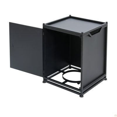 Outdoor Metal Tank Holder Side Table