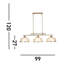 Asner 3-Light Kitchen Island Chandelier-1567511599