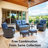 Durtche 2-Person Wicker Outdoor Patio Loveseat Glider with Cushions-866380202-810716981