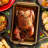 Gibson Home 16" Carbon Steel Embossed Roaster Pan