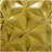 Aluminum Metal Faceted Geometric Decorative Vase-71134101-71134102