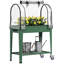 Raised Planter With Greenhouse Cover, Mobile Elevated Garden Bed-1523209155