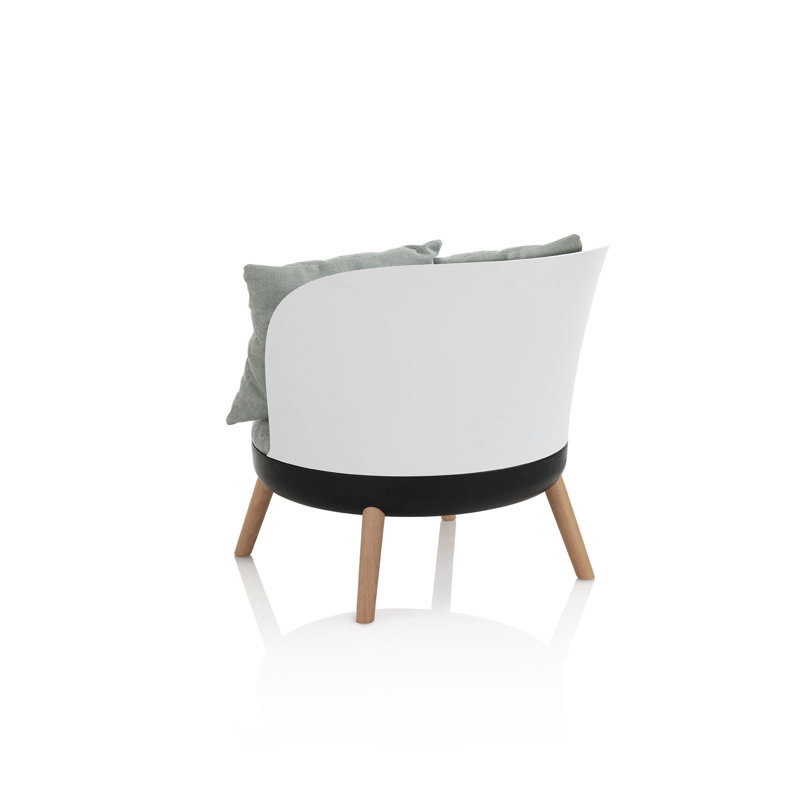 Duenweg Upholstered Slipper Chair, Green