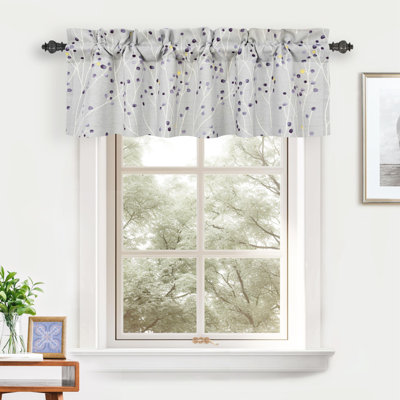 Hutchcraft Floral Tailored Window Valance