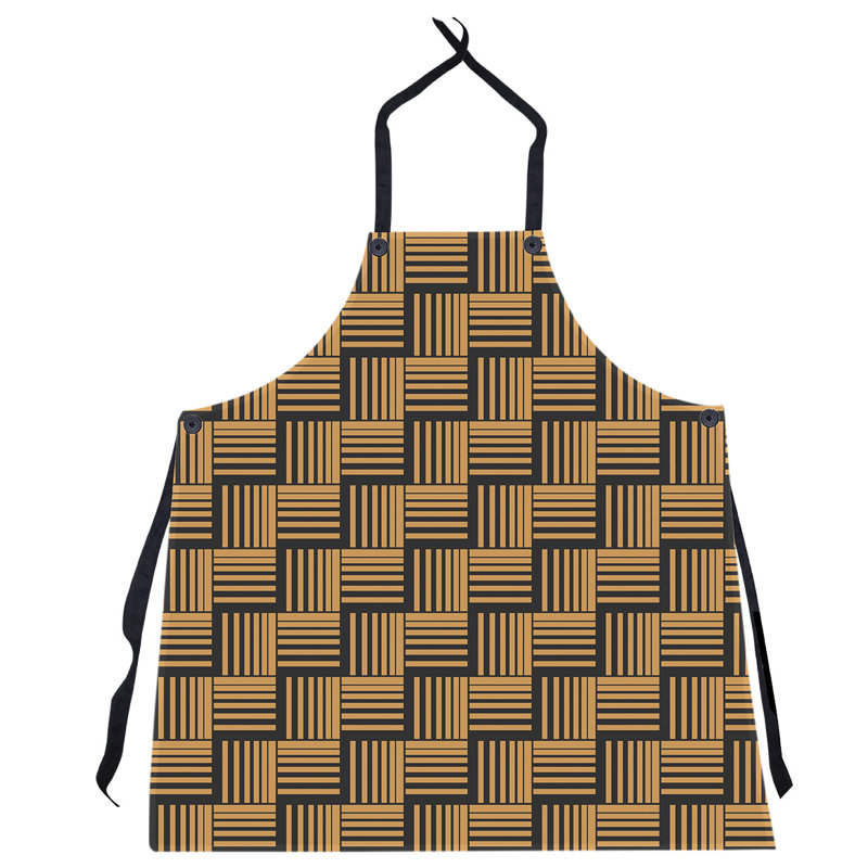 Jaya Bib Apron, Golden/Black