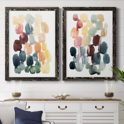 " Desert Stones I " 2 - Pieces Painting Print