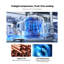 Table de travail commerciale en acier inoxydable