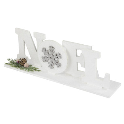 Noel and Snowflake Christmas Sign