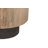 Solid Mango Wood Round End Table-1204403000