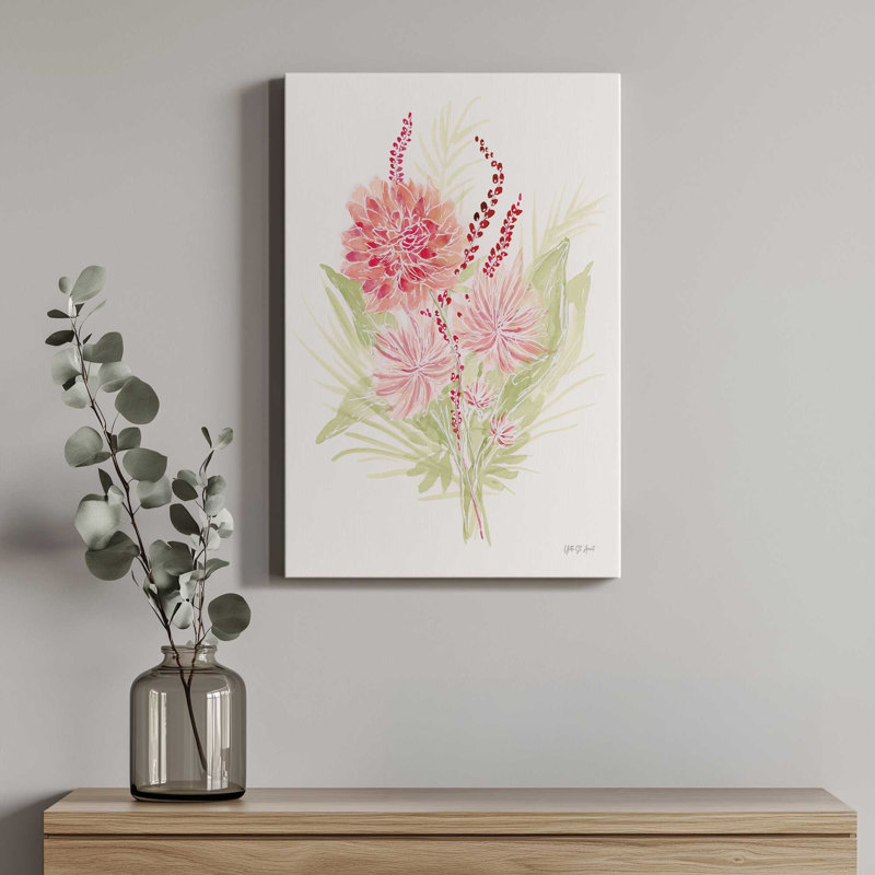 «Spring Bouquet II» par Yvette St. Amant, reproduction d'art sur toile, H 16 po x l 12 po