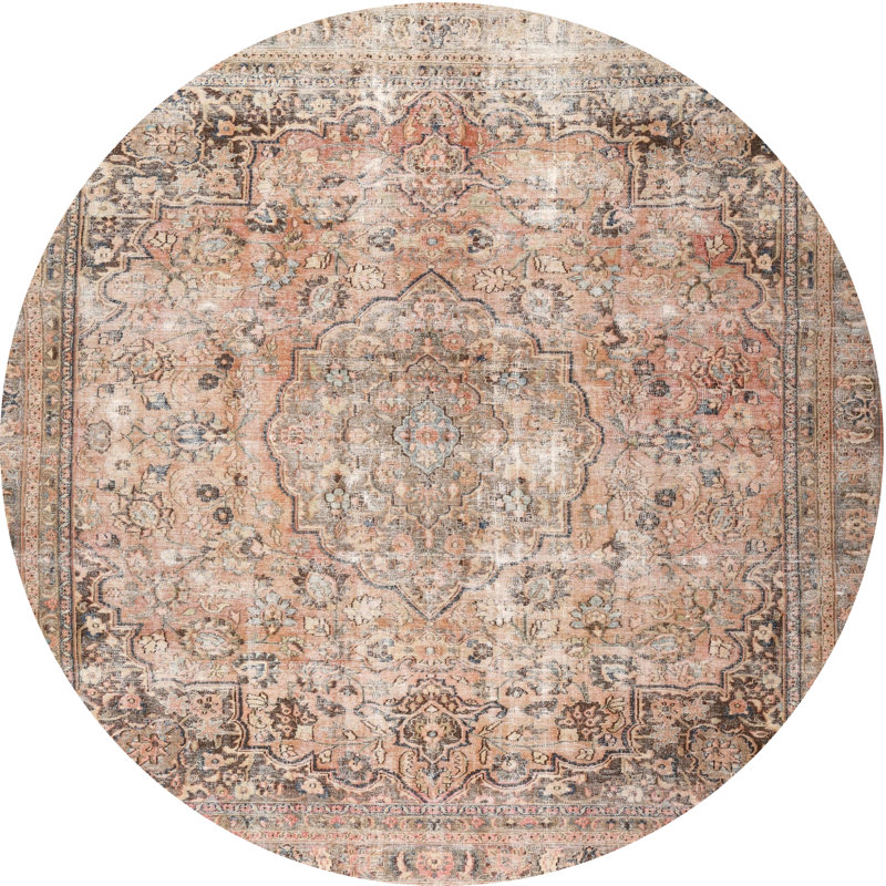 Oriental Indoor Rug, Round 4'