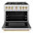 ZLINE Autograph Edition 36 in. Select Gas Range w/ Door & Accents-105806792