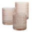Porte-bougie en verre Rhapsody