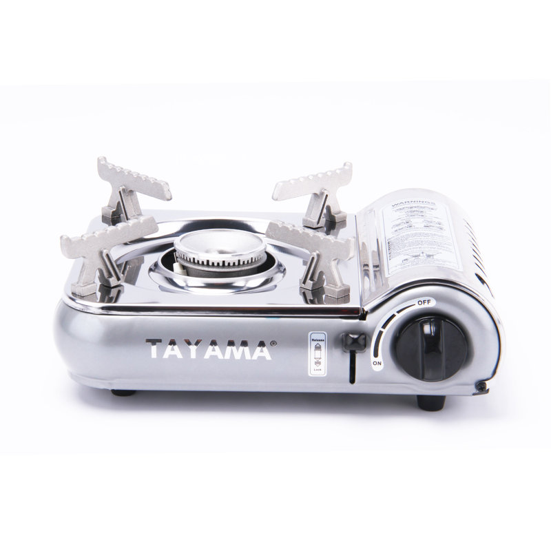 7,000 BTU Stainless Steel Single Burner Portable Gas Stove