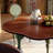 Natural and elegant solid wood dining table-110457762
