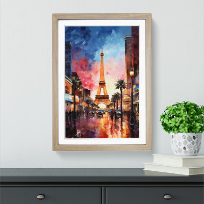Las Vegas Impressionism Framed Print